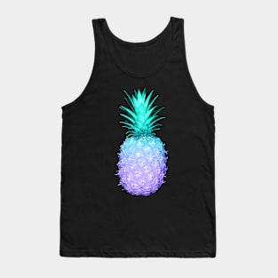 teal purple pineapple Tank Top